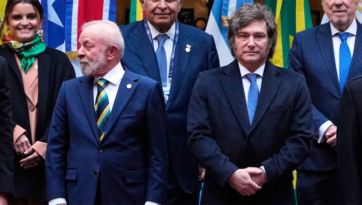 Javier Milei y Lula da Silva