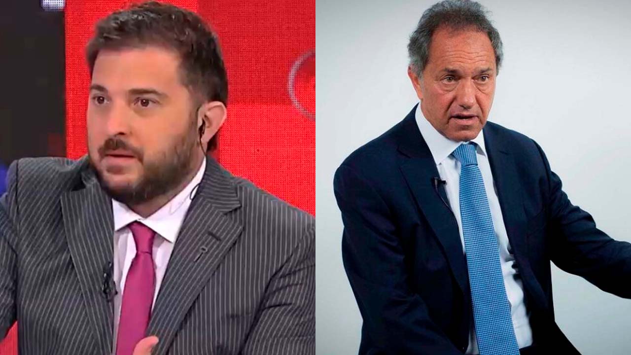 Diego Brancatelli y Daniel Scioli