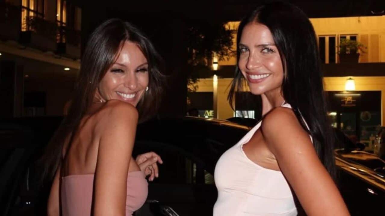 Pampita y Zaira Nara