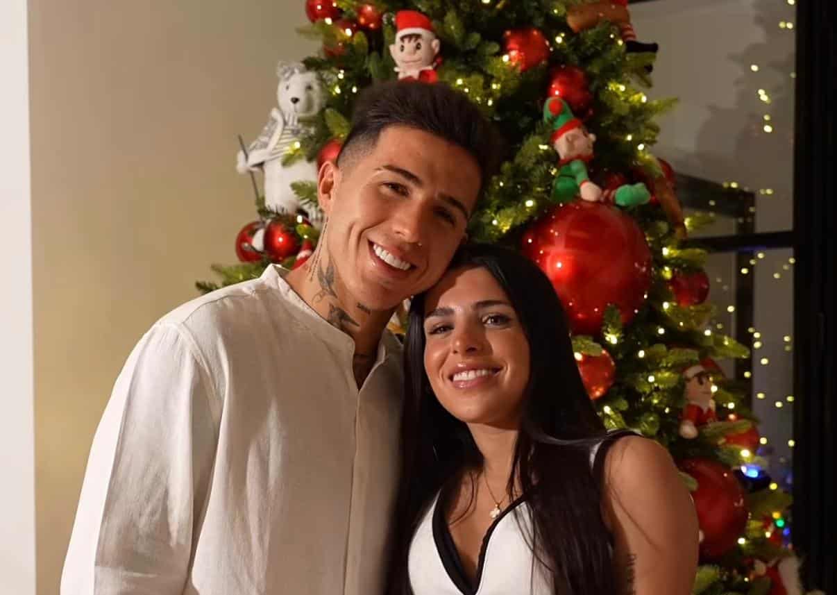 Valentina Cervantes y Enzo Fernández.