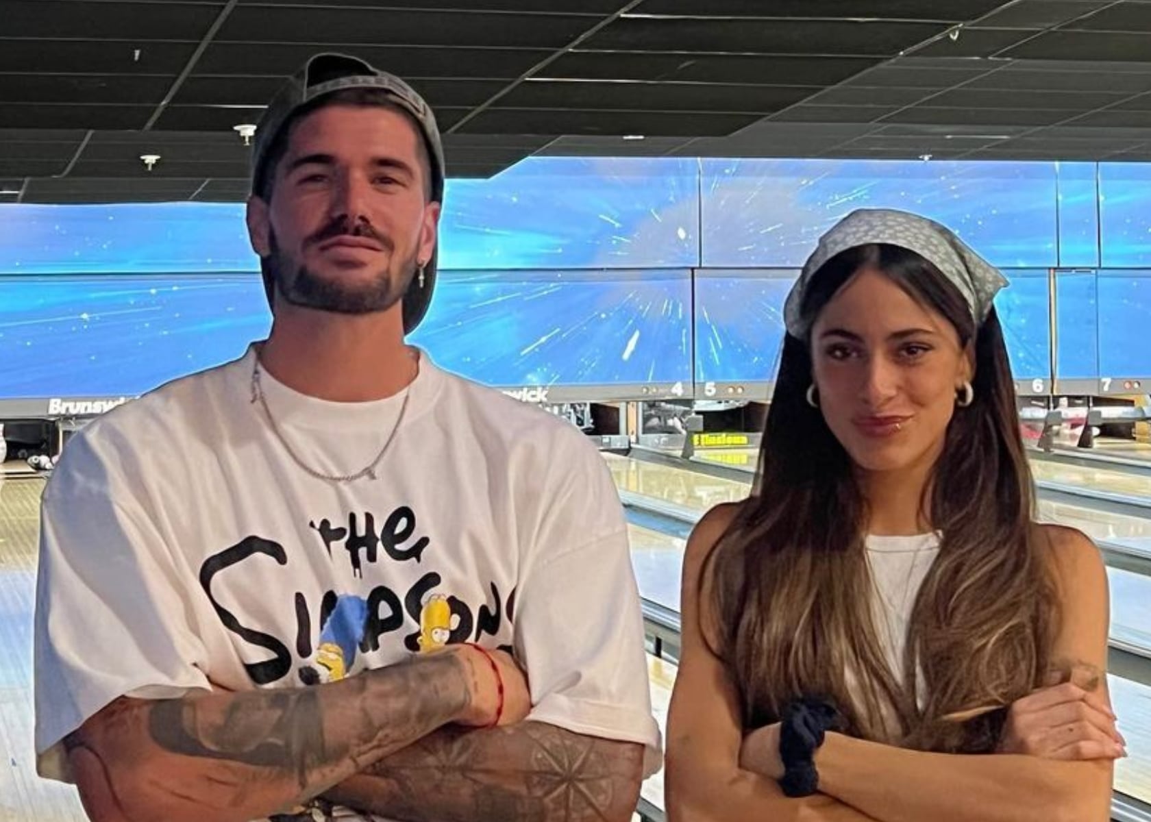 Tini con Rodrigo de Paul