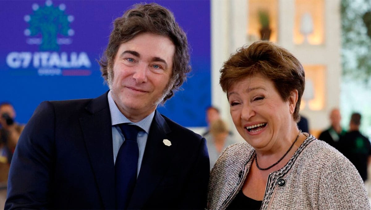 Javier Milei Kristalina Georgieva