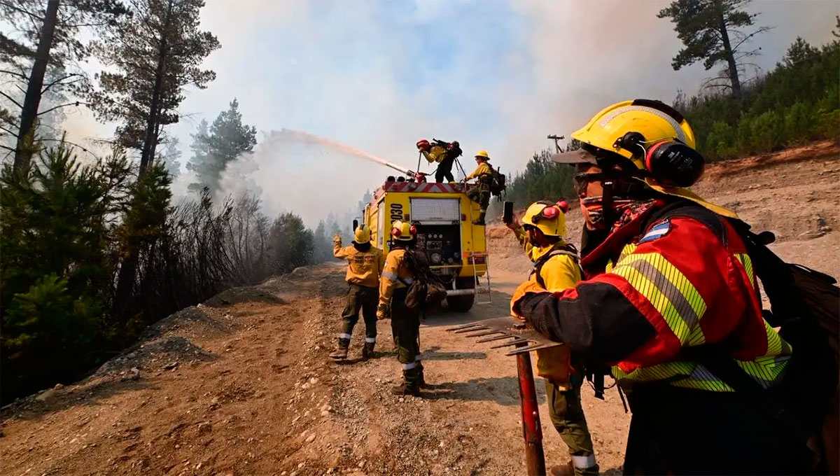Incendios en Chubut