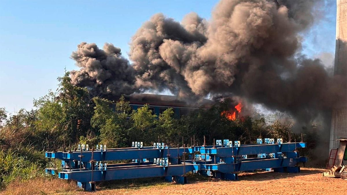 Tragedia Tailandia Tren