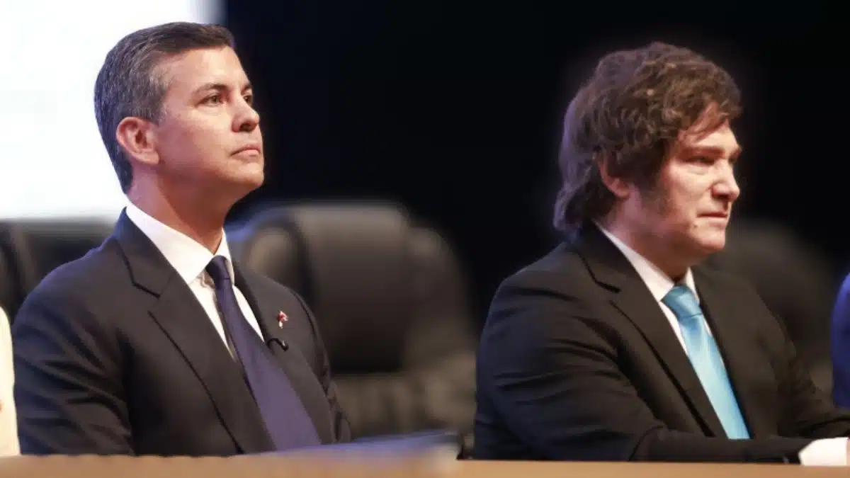 Santiago Peña Javier Milei