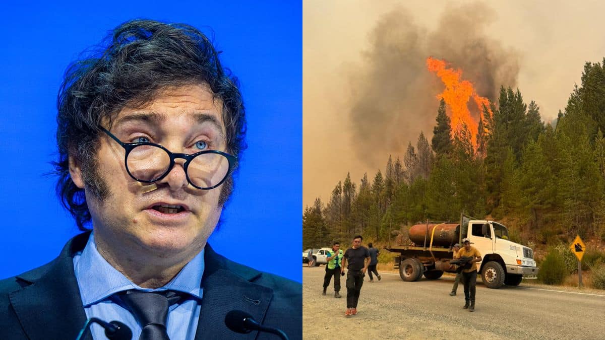Javier Milei Incendios Chubut