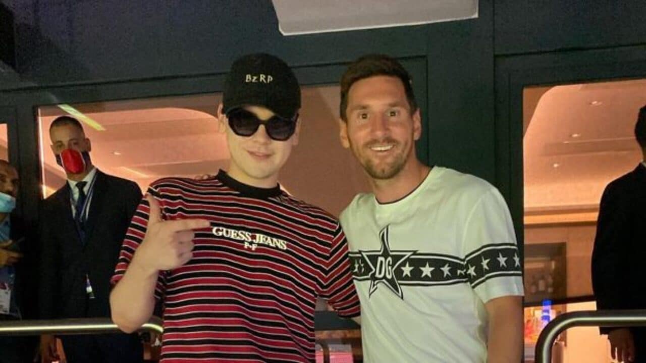 Bizarrap y Lionel Messi