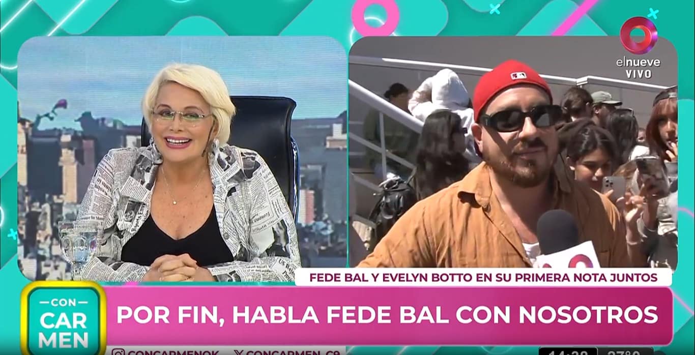 Carmen Barbieri y Fede Bal