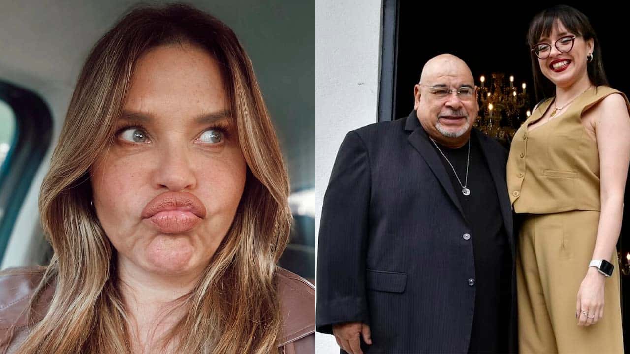 Nazarena Vélez y Roly Serrano