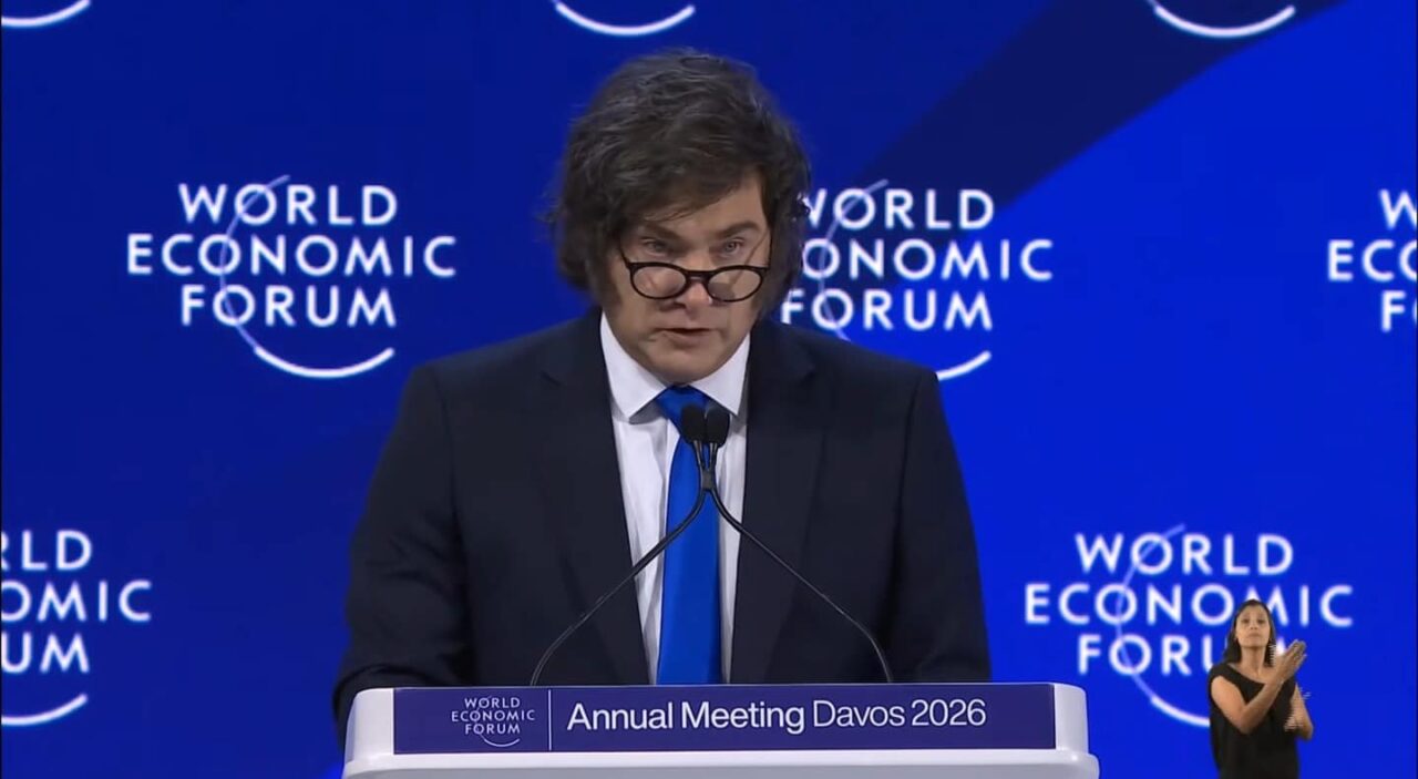 Javier Milei Foro de Davos