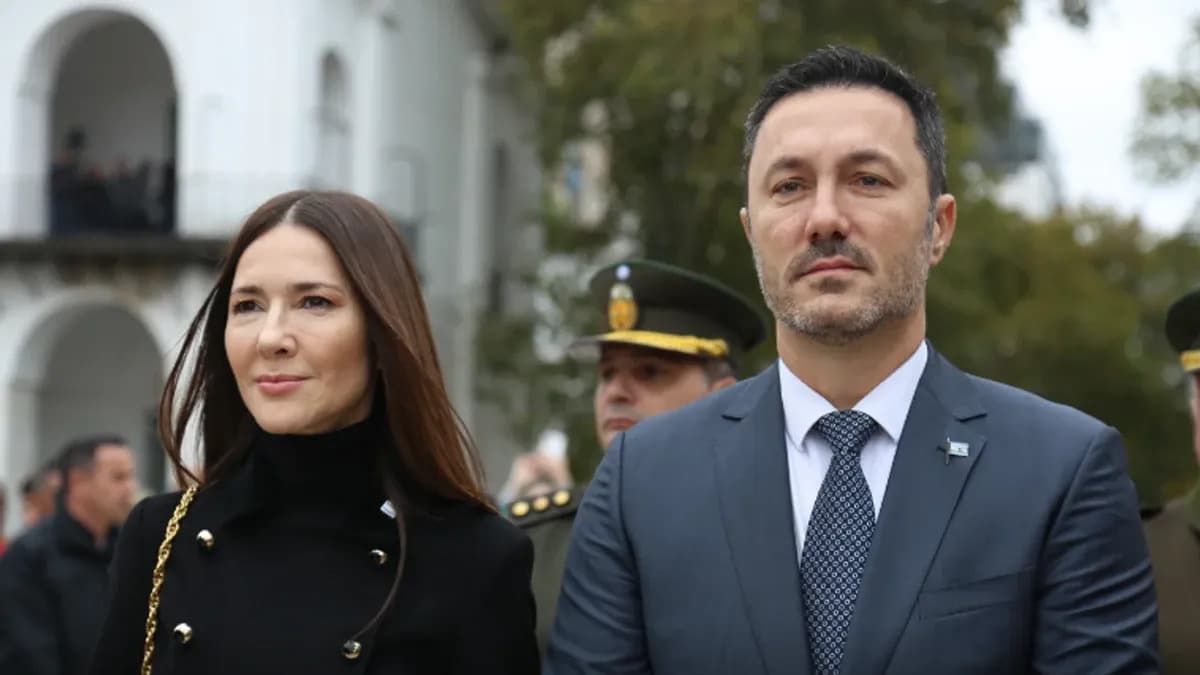 Cristina Pérez y Luis Petri