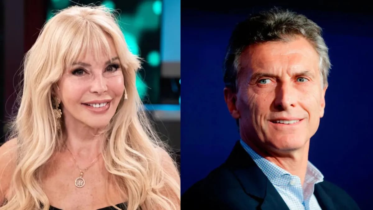 Graciela Alfano y Mauricio Macri