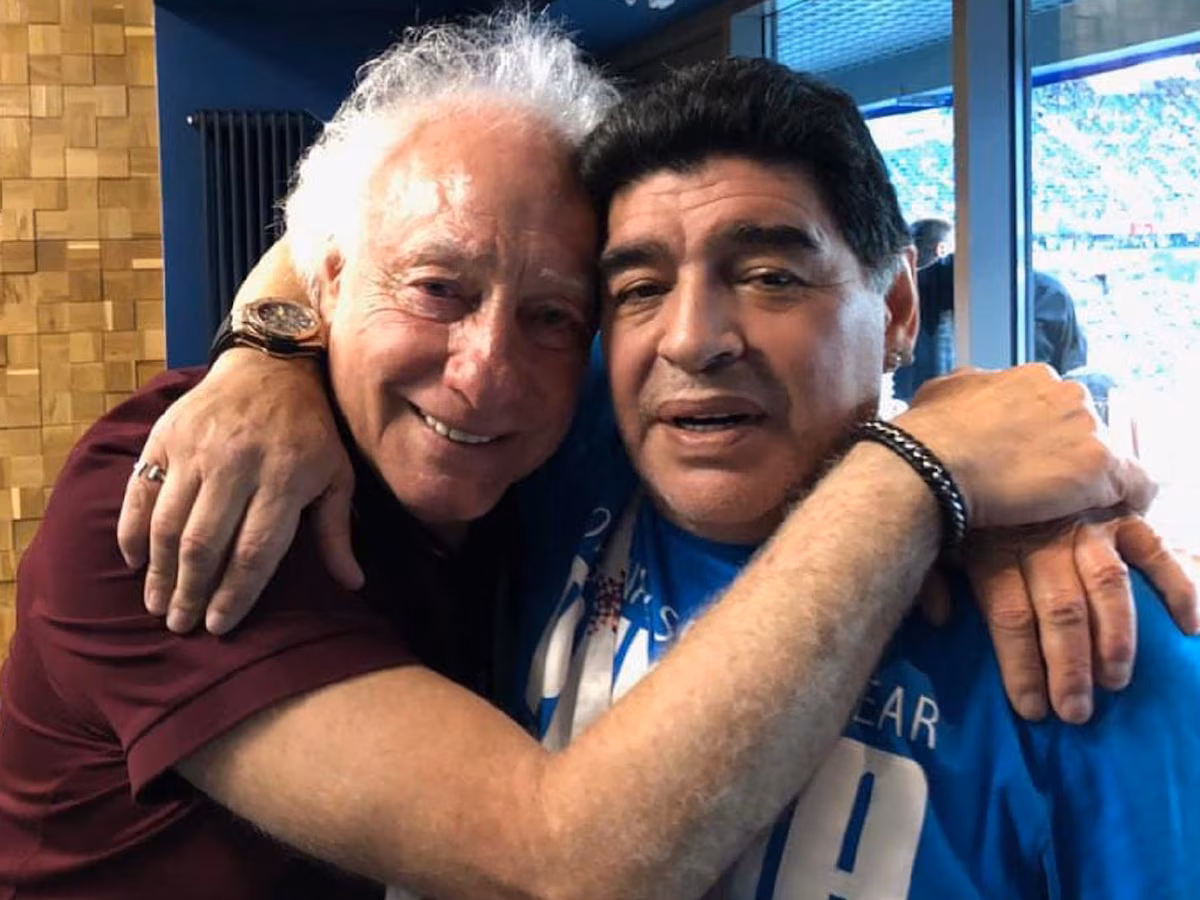 Diego Maradona y Guillermo Coppola