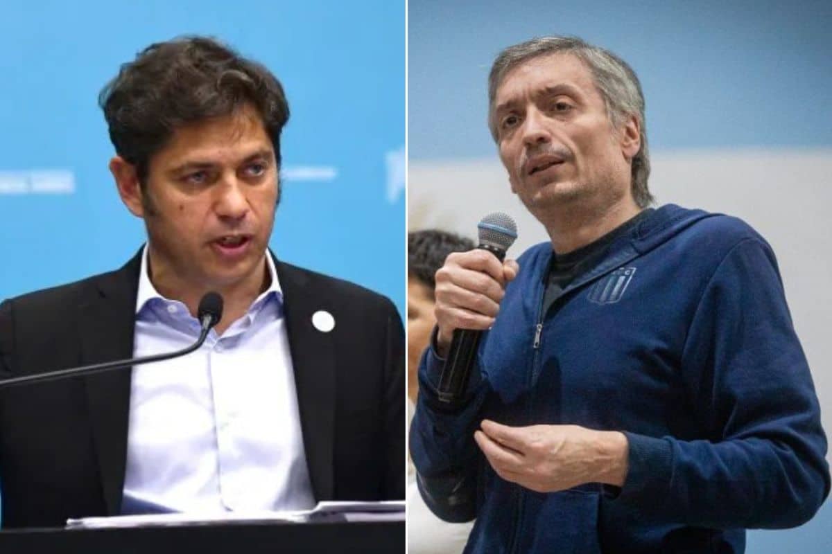 Axel Kicillof y Máximo Kirchner