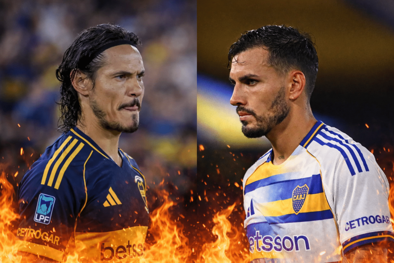 Edinson Cavani Leandro Paredes