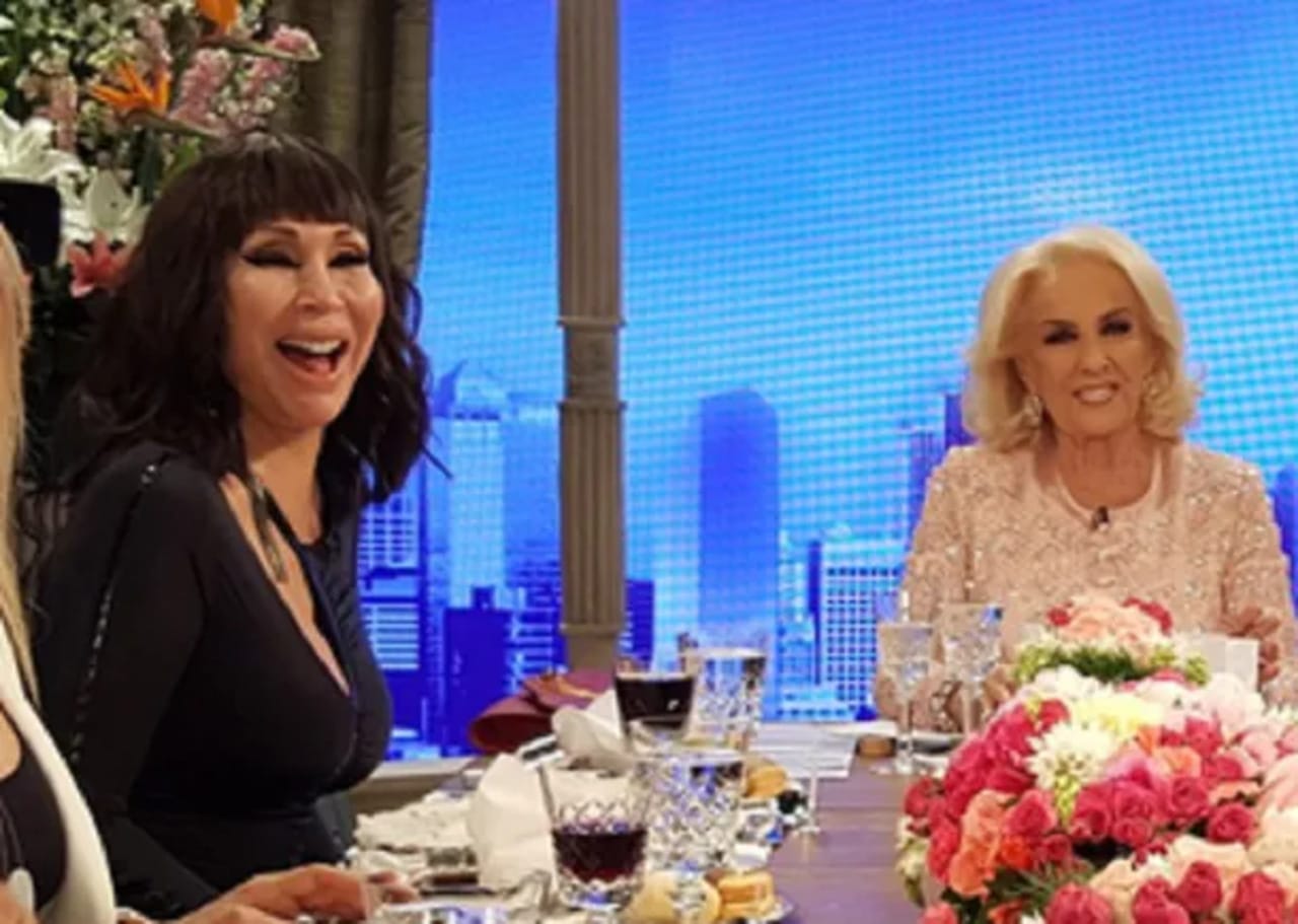 Moria Casán y Mirtha Legrand