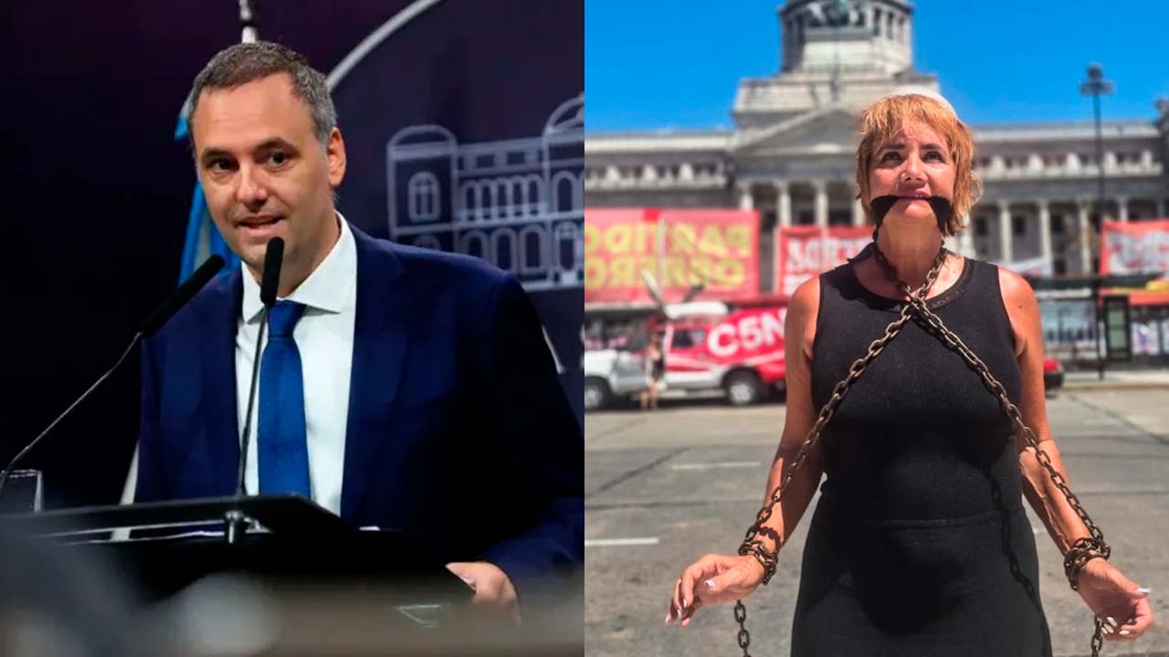 Manuel Adorni y Nancy Pazos