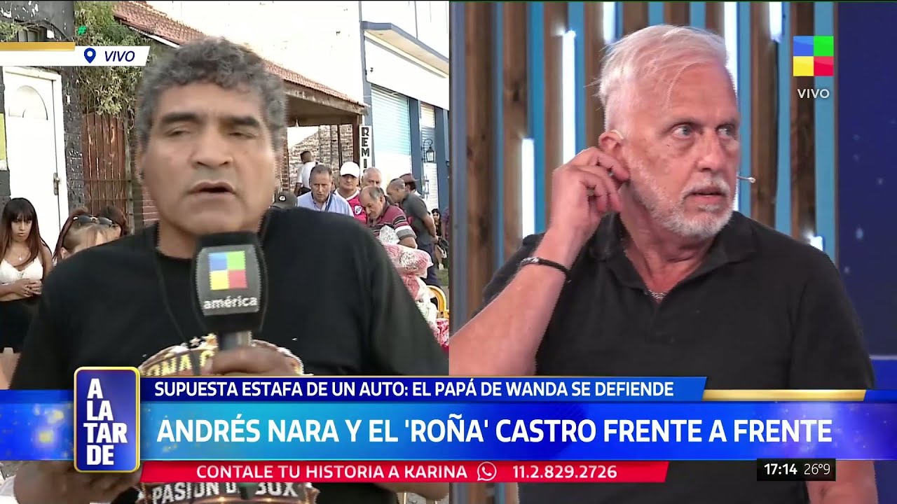 Roña Castro y Andrés Nara