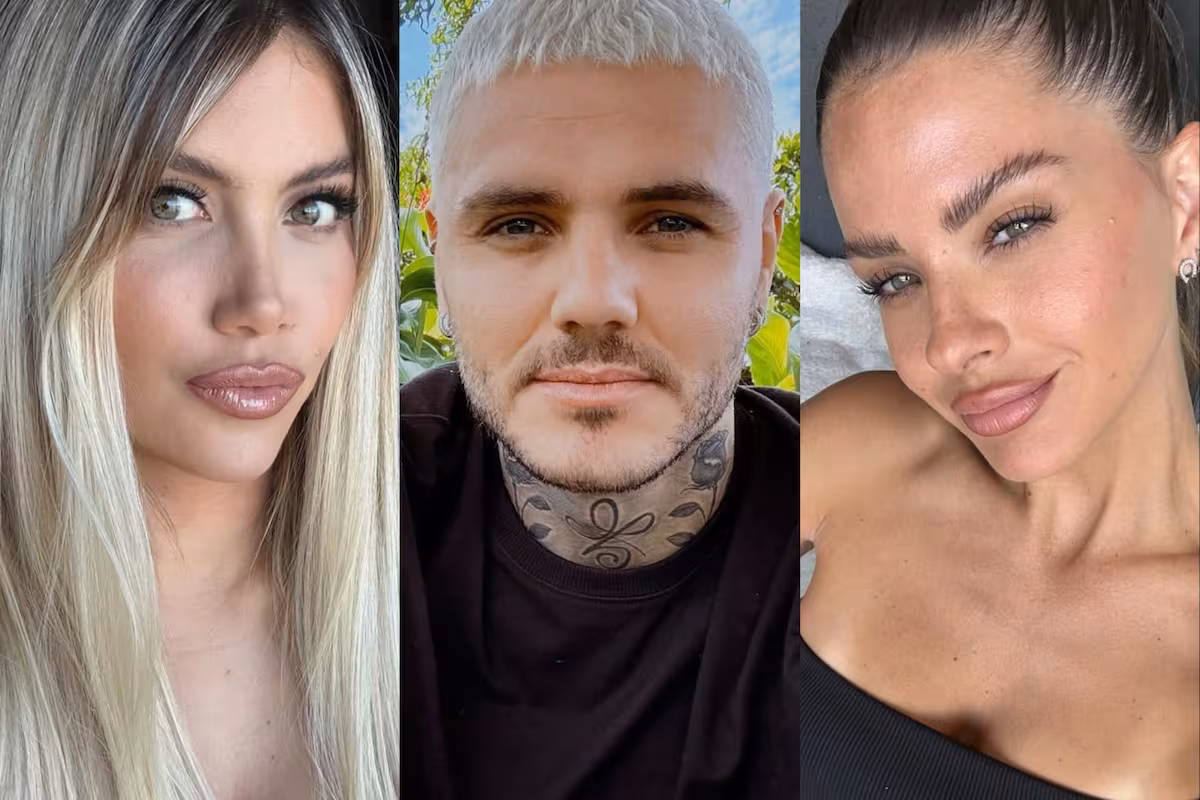Wanda Nara, China Suárez y Mauro Icardi