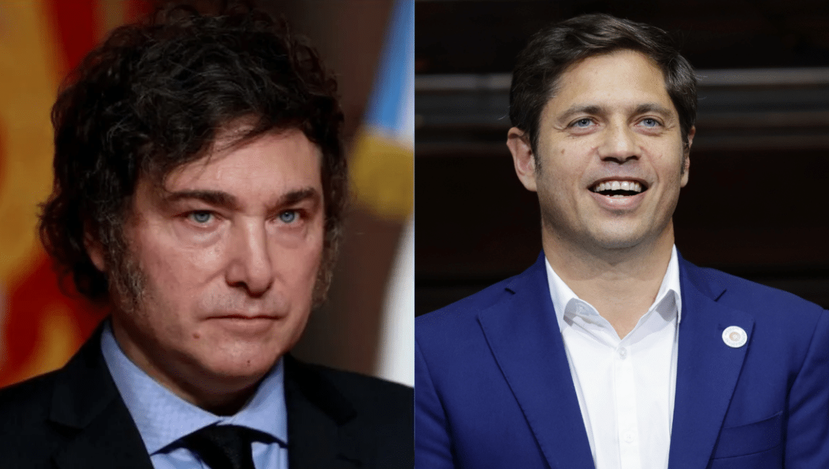 Javier Milei Axel Kicillof