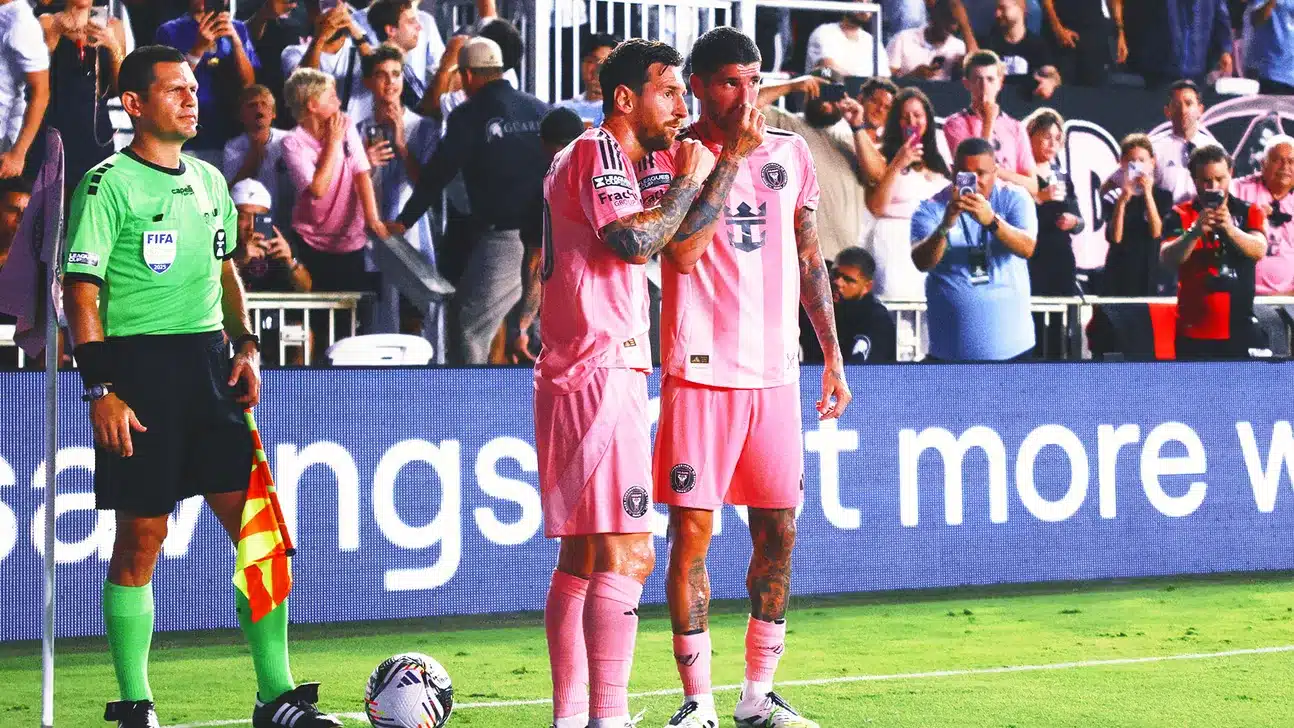 Messi y De Paul en el Inter Miami