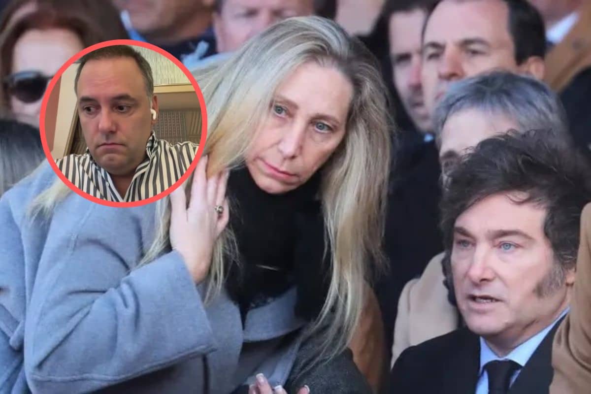 Hermanos Milei y Adorni