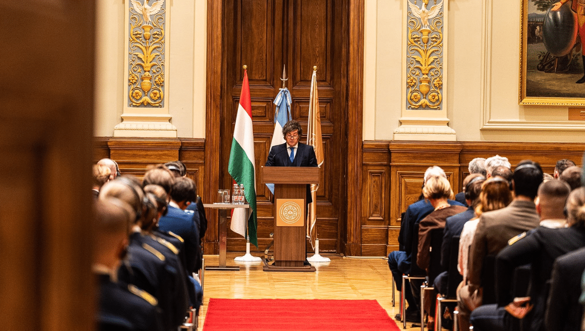 Javier Milei Hungría