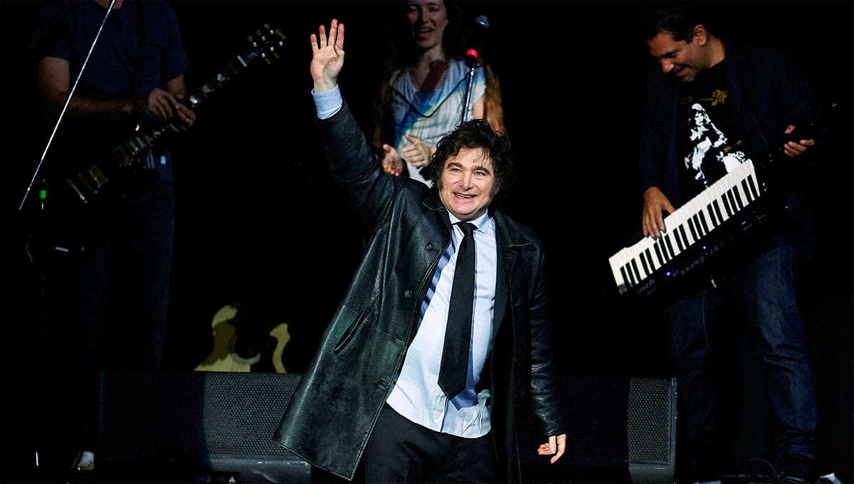 Javier Milei Movistar Arena