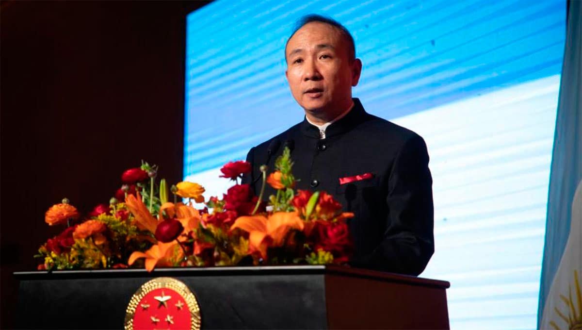 Embajador chino Wang Wei