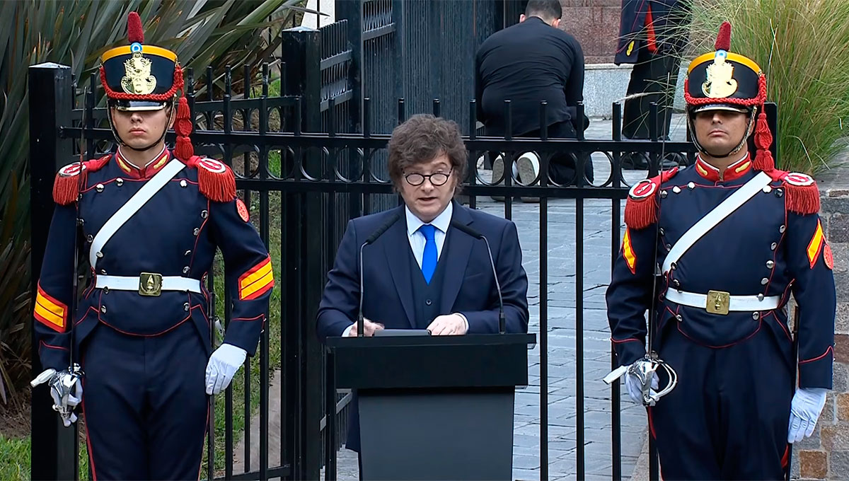 Javier Milei Acto Malvinas