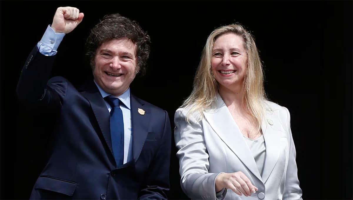 Javier y Karina Milei