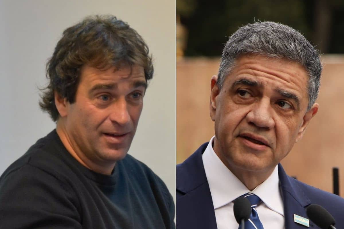 Gabriel Solano y Jorge Macri