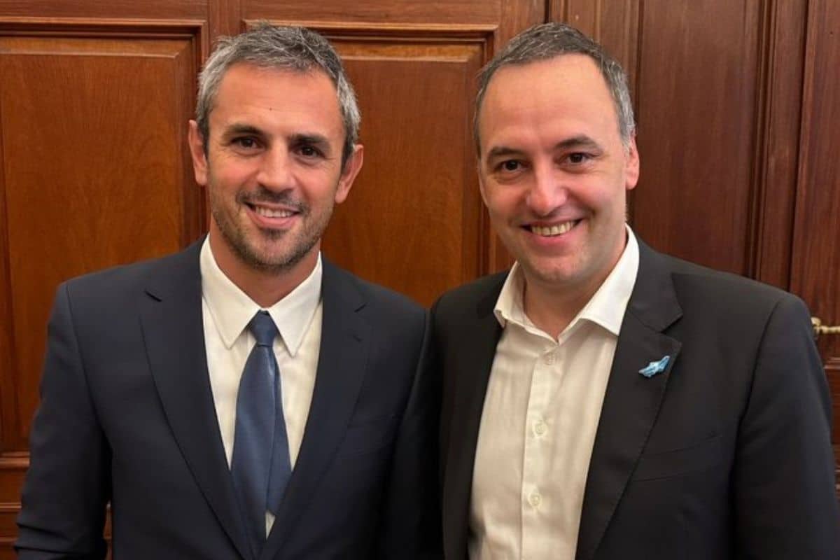 Martín Menem y Manuel Adorni