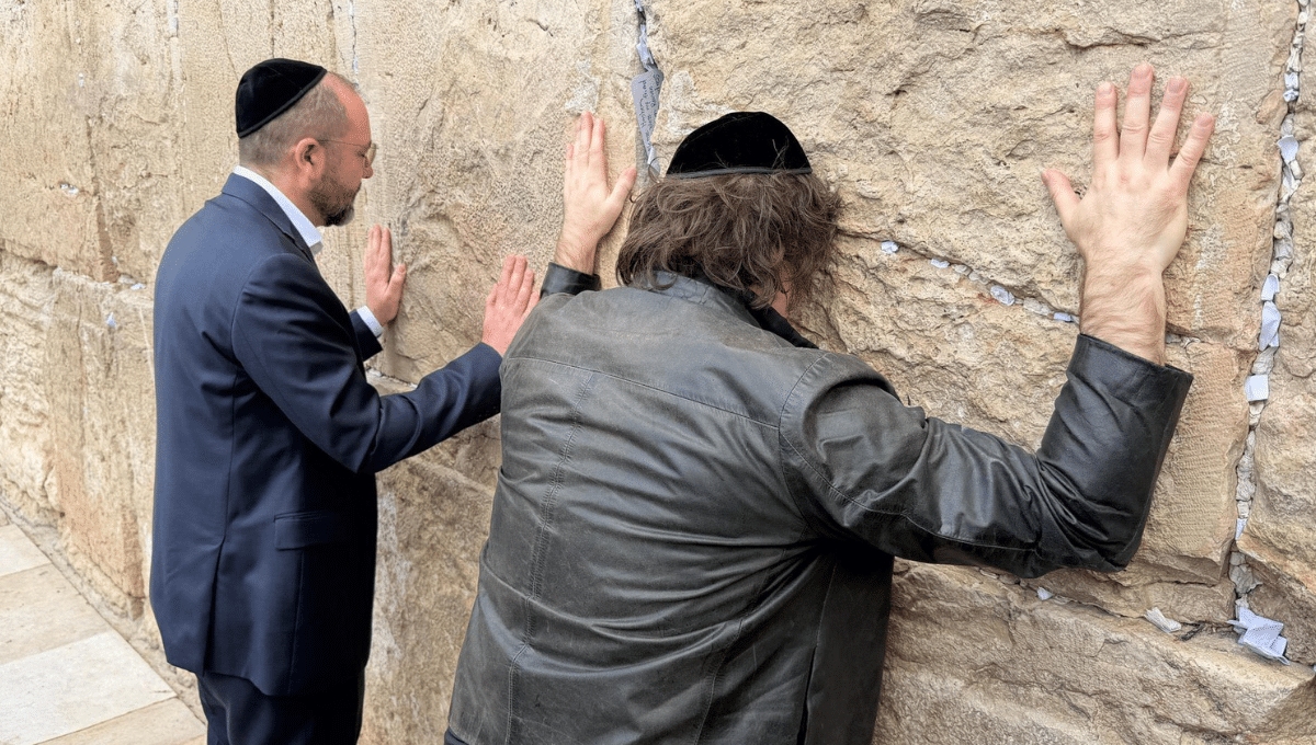 Javier Milei Muro de los Lamentos