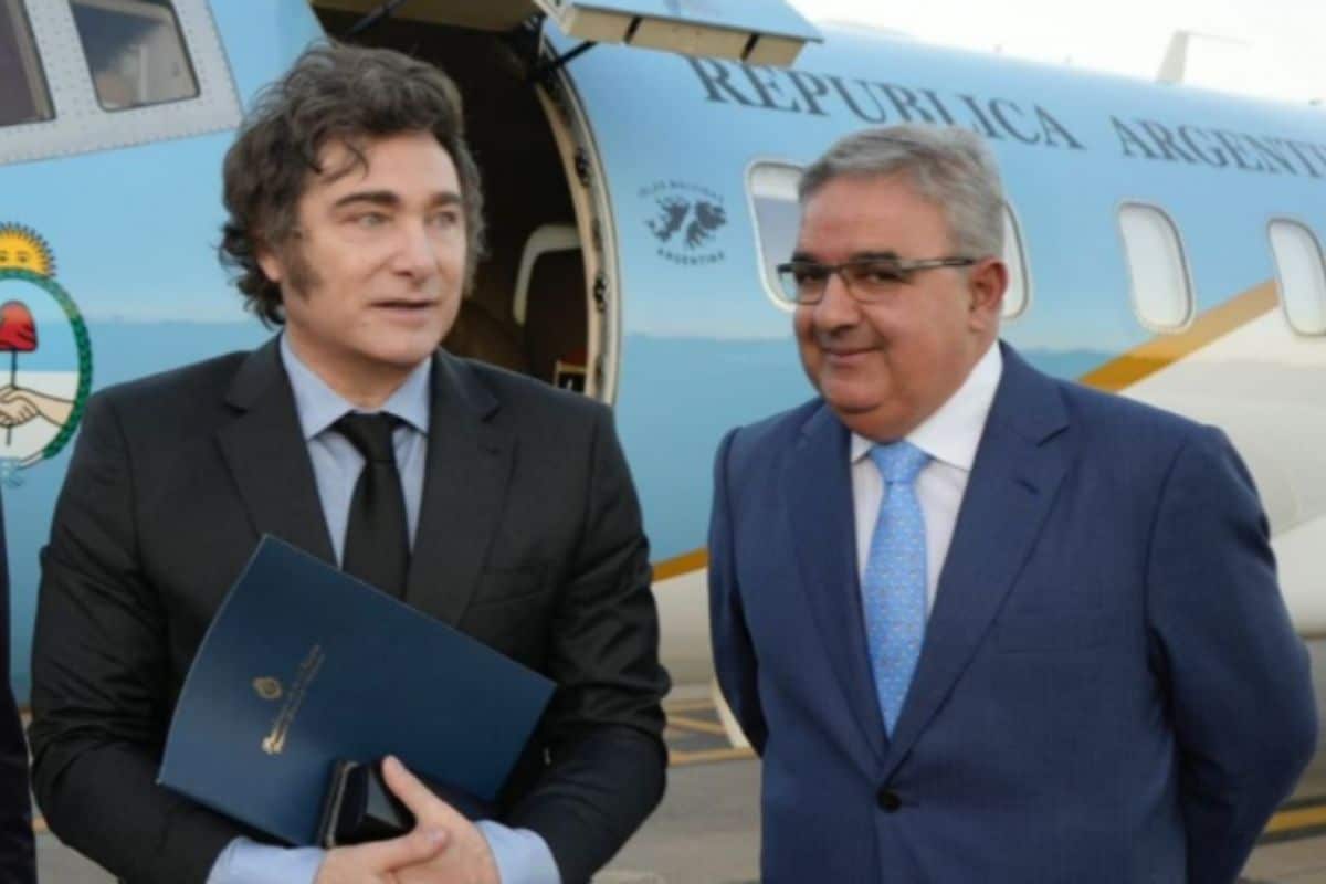 Raúl Jalil y Javier Milei