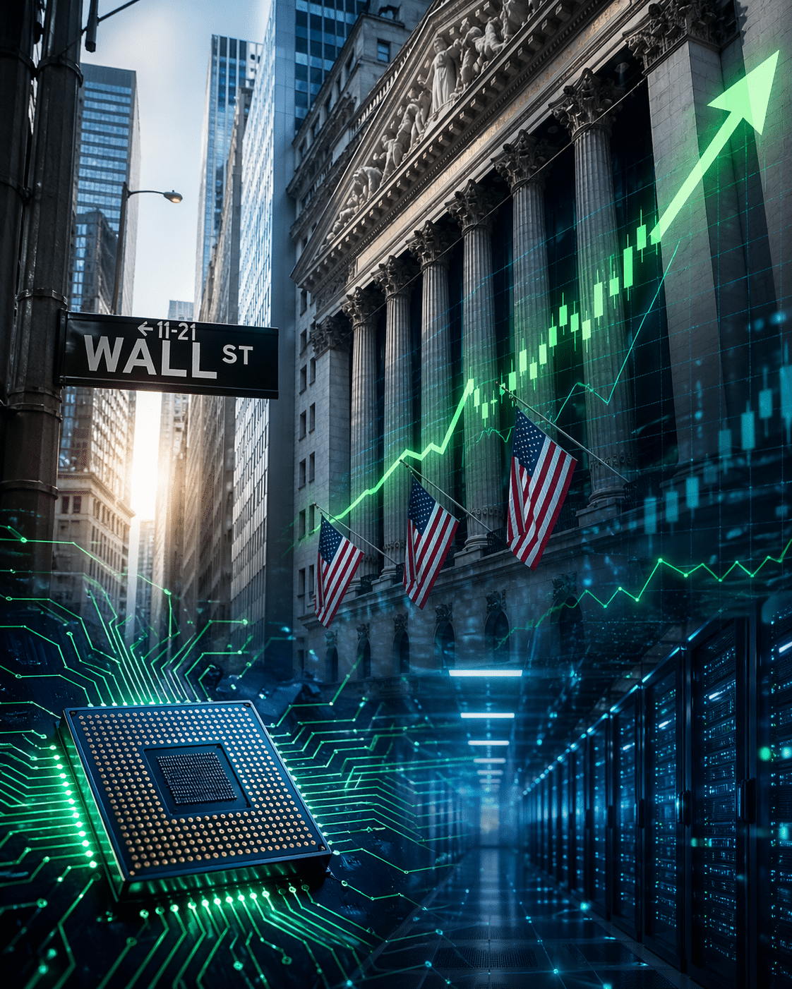 El motivo: Wall Street se divide ante el auge imparable de los semiconductores y el Nasdaq