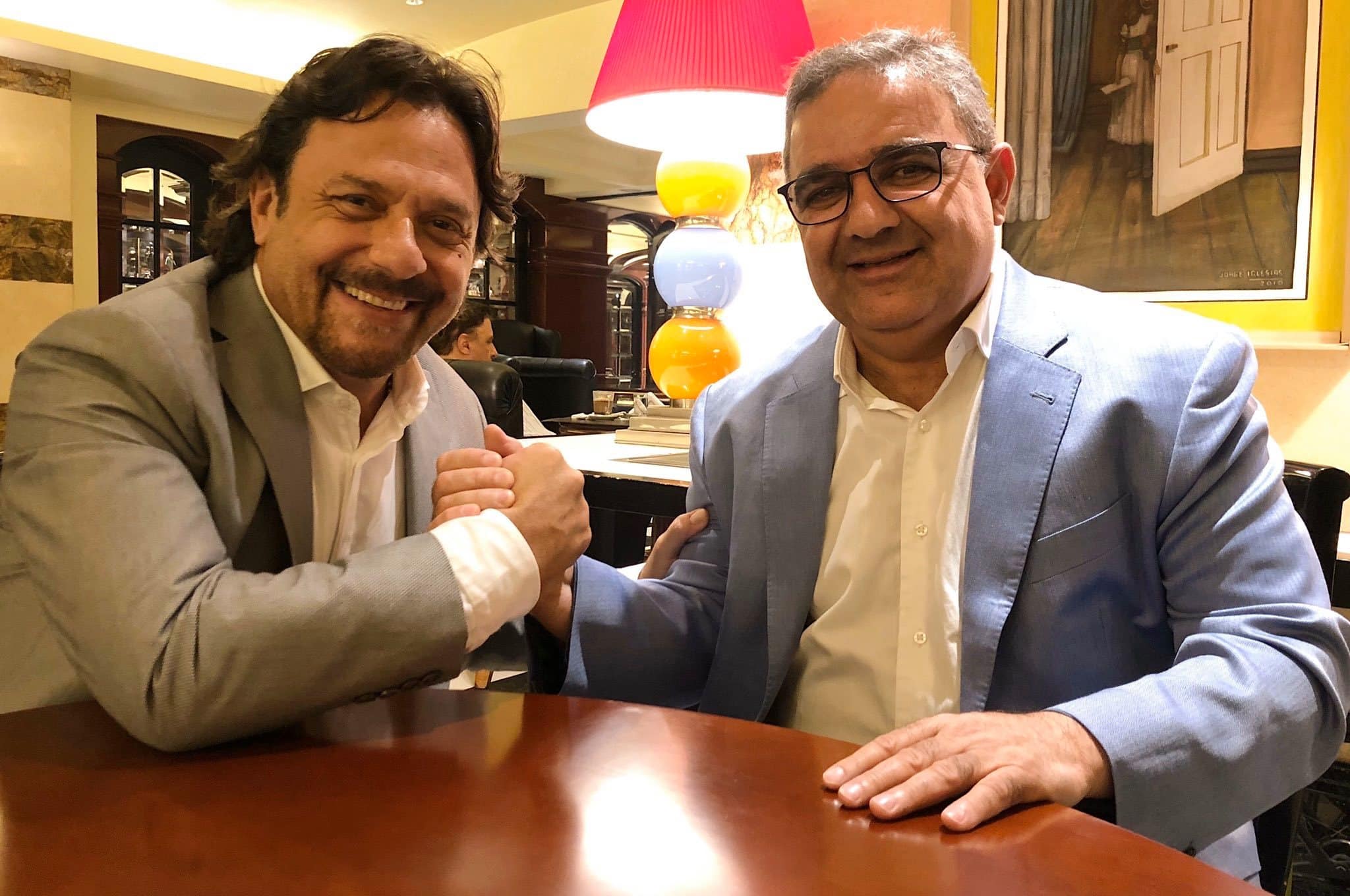 Gustavo Sáenz y Raúl Jalil