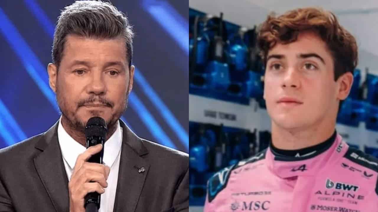 Marcelo Tinelli y Franco Colapinto