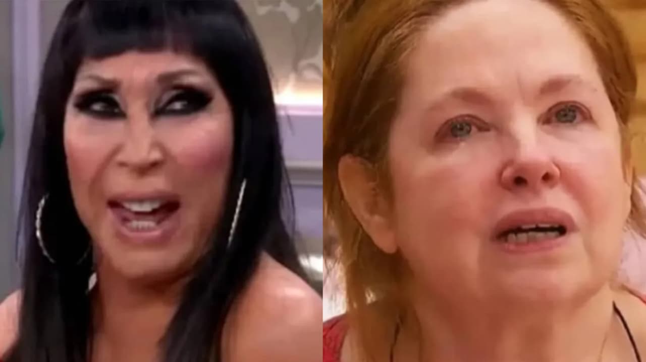 Moria Casán y Andrea del Boca