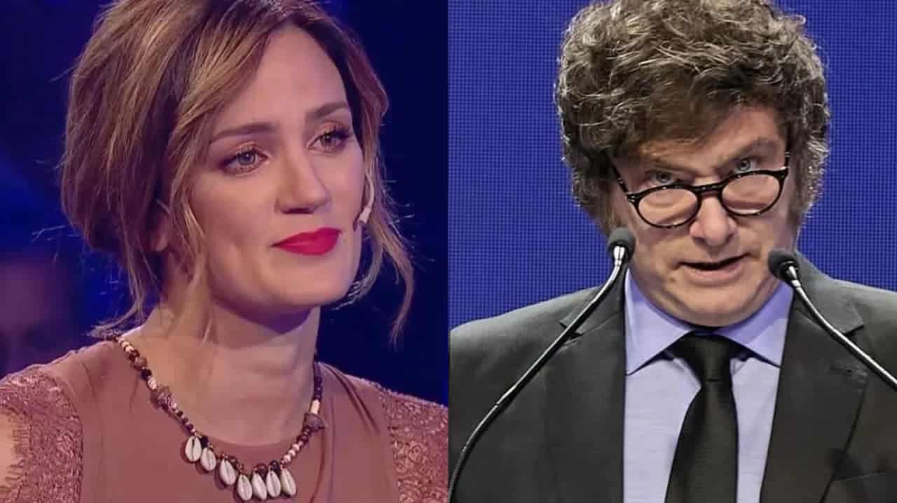 Paula Chaves y Javier Milei