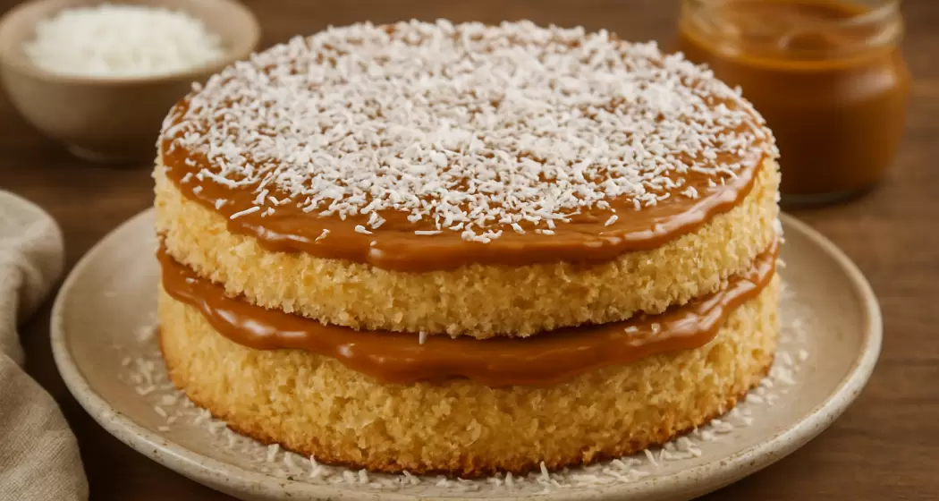 Receta tarta de coco