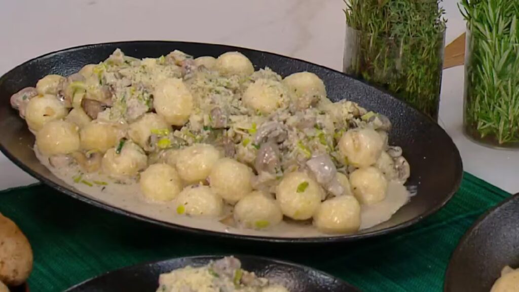 Ñoquis de ricota con crema de hongos: la receta de Jimena Monteverde que cautivó a todos en El Trece