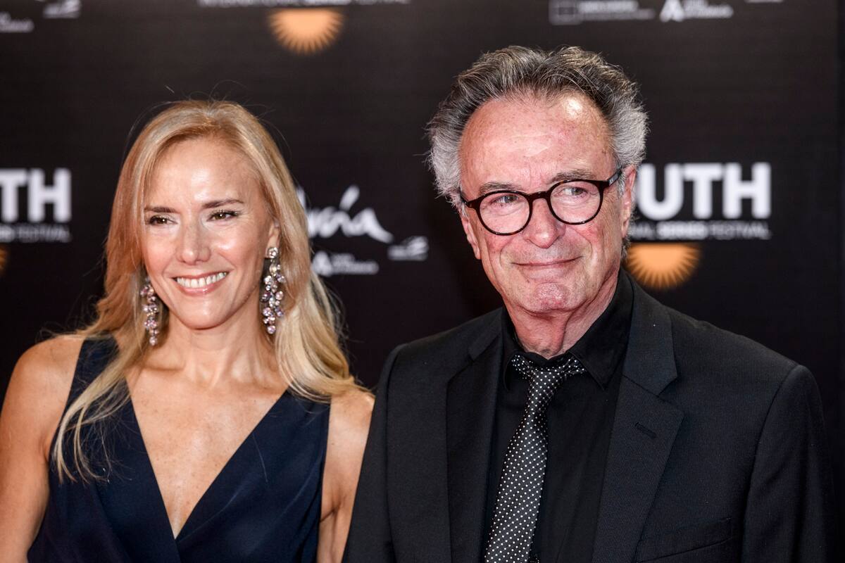 Oscar Martínez y Marina Borensztein