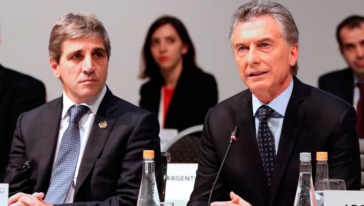 Luis Caputo Mauricio Macri