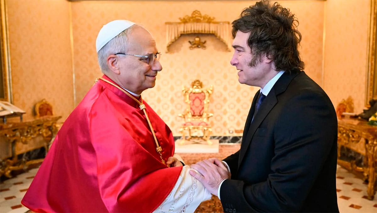 Papa León XIV Javier Milei