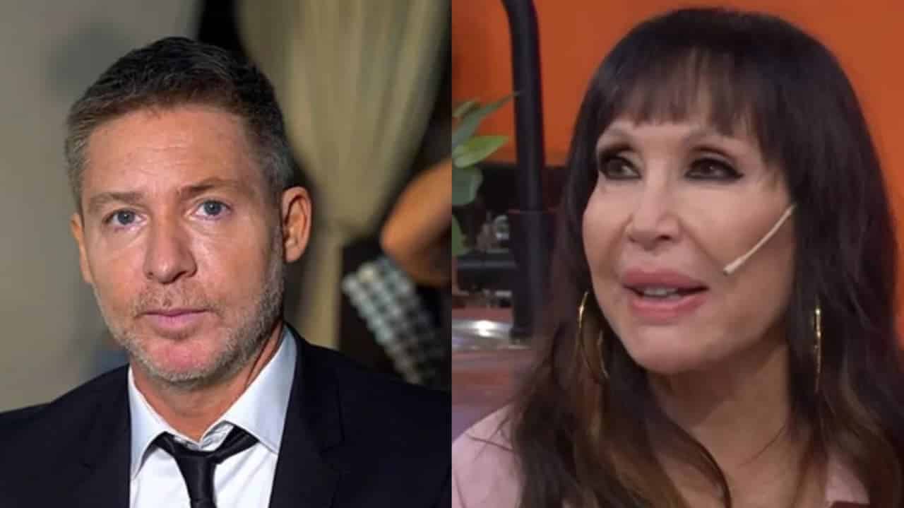 Adrián Suar y Moria Casán