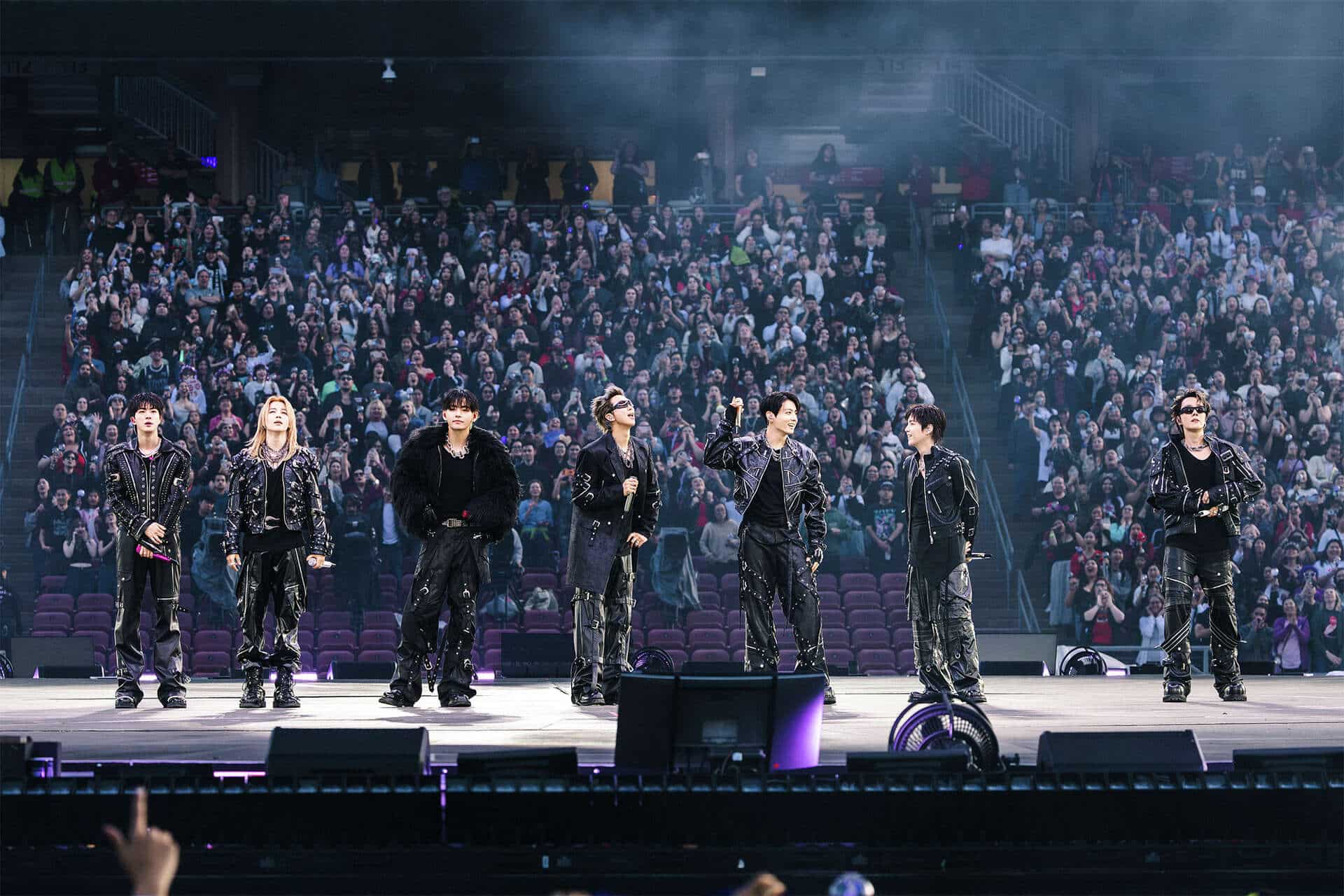 «Bajen los…»: el inesperado pedido de BTS durante un concierto en Estados Unidos