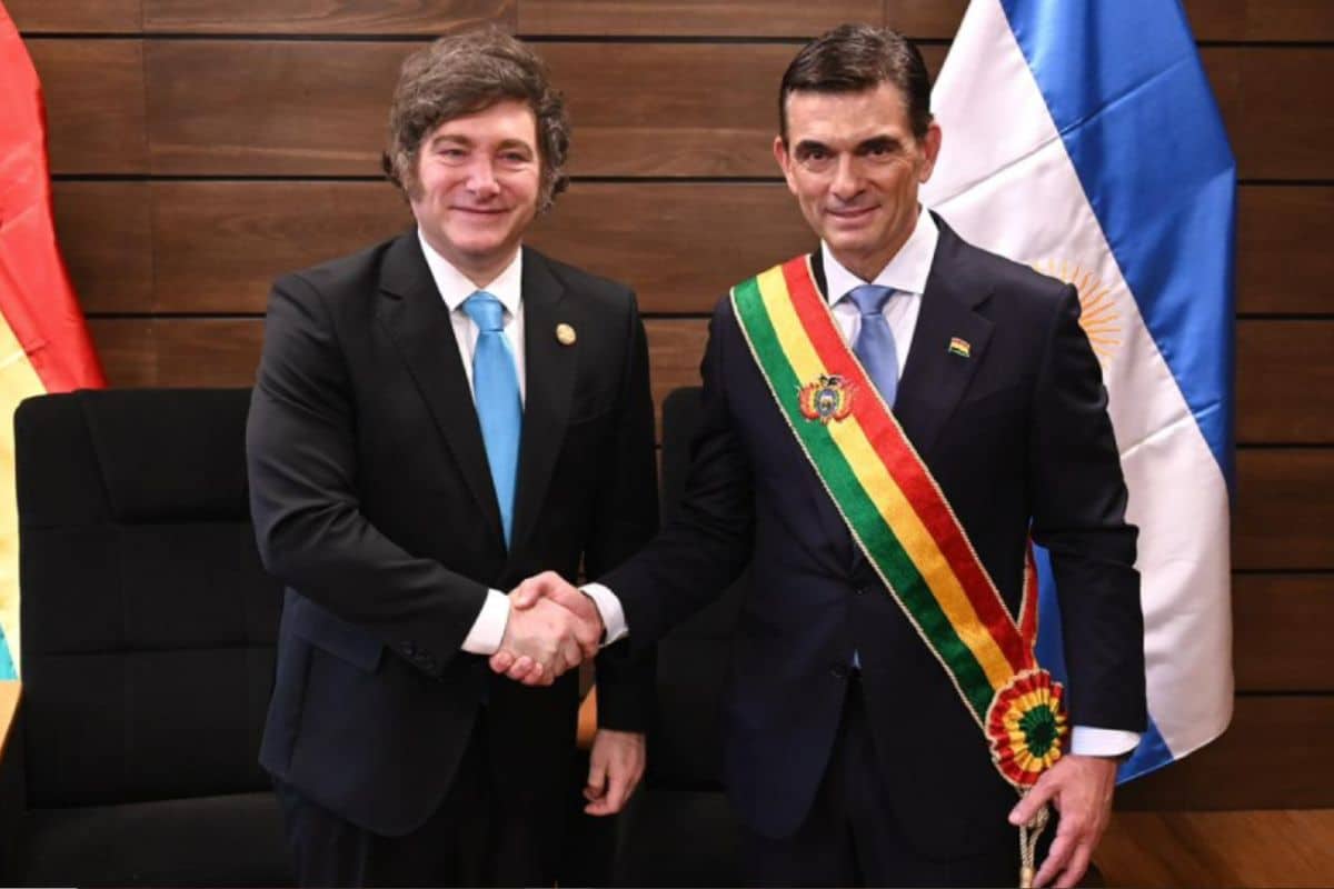 Javier Milei y Rodrigo Paz
