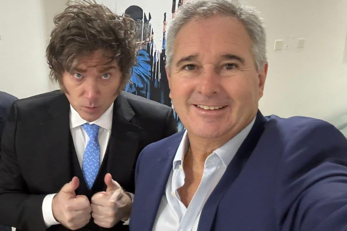 Javier Milei y Pablo Quirno