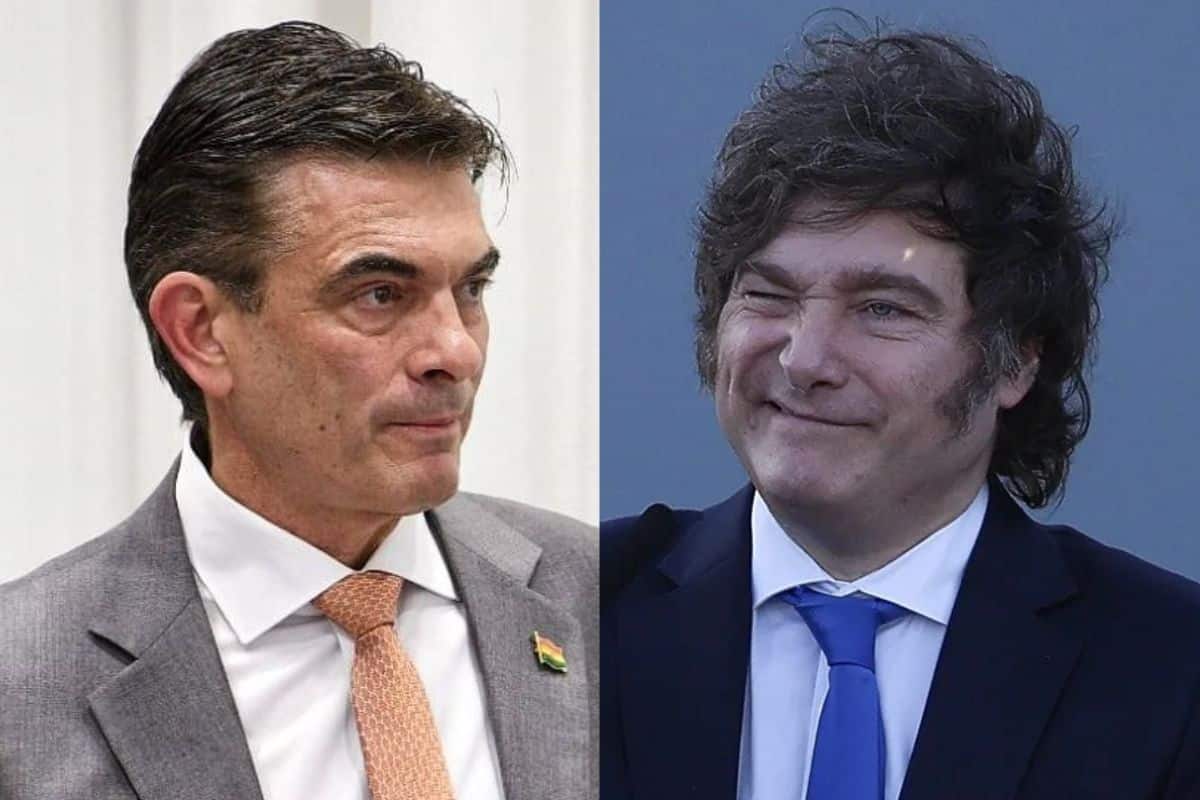 Rodrigo Paz y Javier Milei